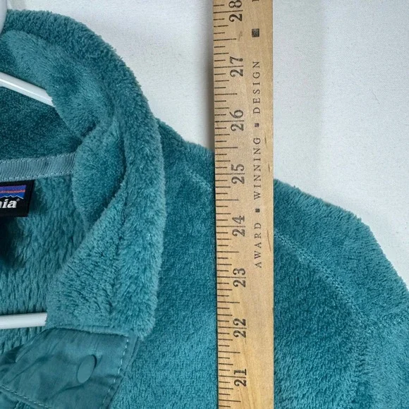 Patagonia Re-Tool Snap-T Fleece Pullover Teal Blue Womens Medium 25442 FA16 - Picture 7 of 9